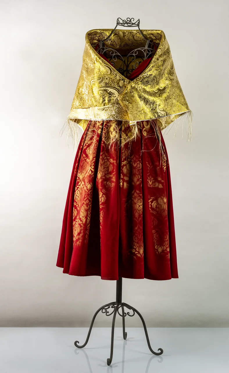 Stola Oro, pashmina - immagine 2